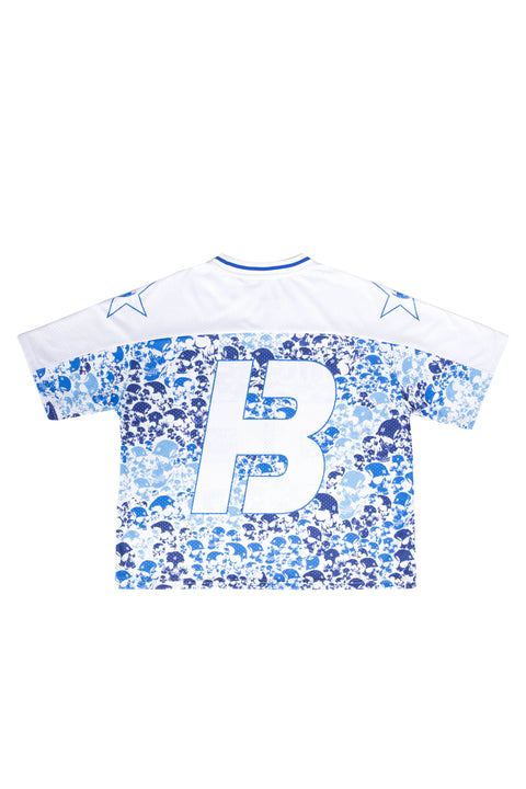 Blue Mesh Camo jersey