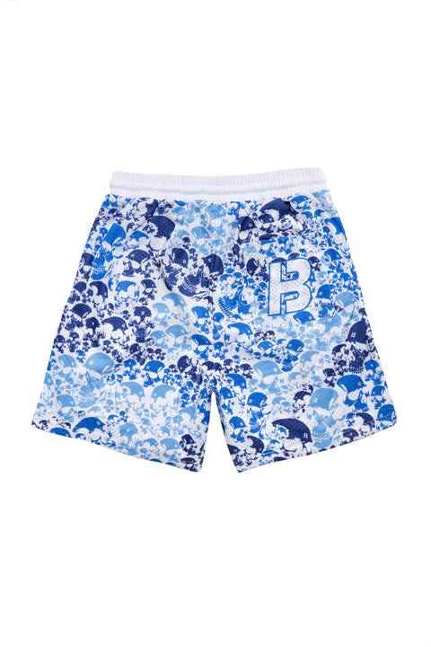 Blue Mesh camo shorts