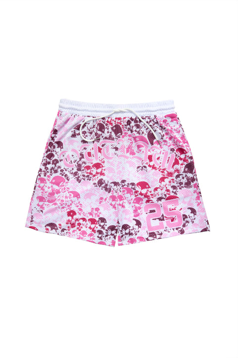 Pink Mesh camo shorts