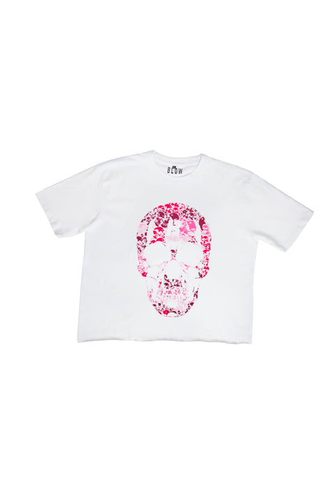 Pink camo skull T-shirt