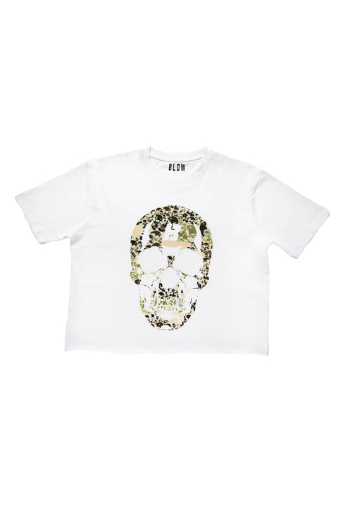 Olive camo skull T-shirt