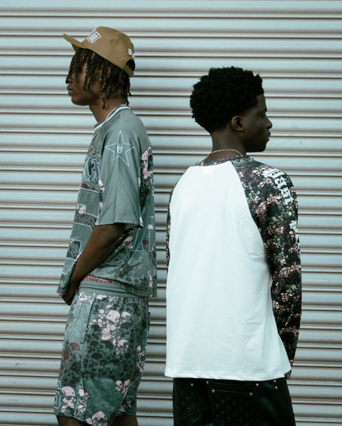 CAMO LONG SLEEVE RAGLAN TSHIRT
