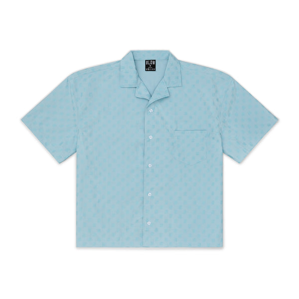 Blue Renylon boxy Shirt