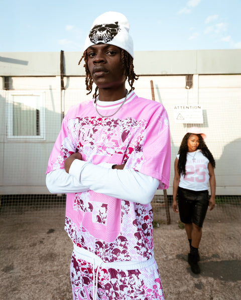 Pink Mesh Camo jersey