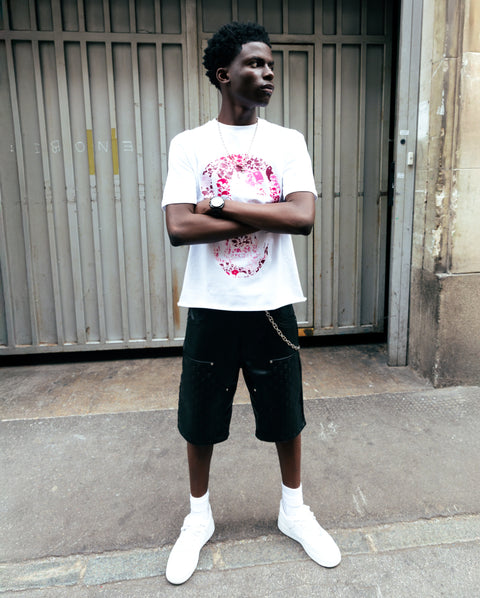 Pink camo skull T-shirt
