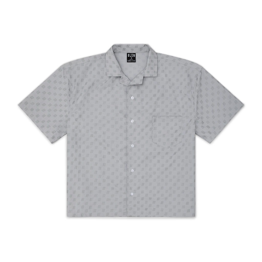 Grey Renylon boxy Shirt