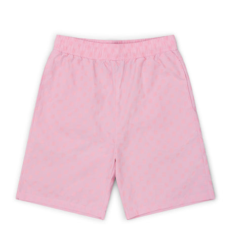 Pink re-nylon monogram Tailored shorts
