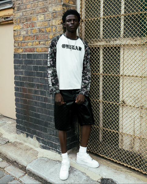 CAMO LONG SLEEVE RAGLAN TSHIRT