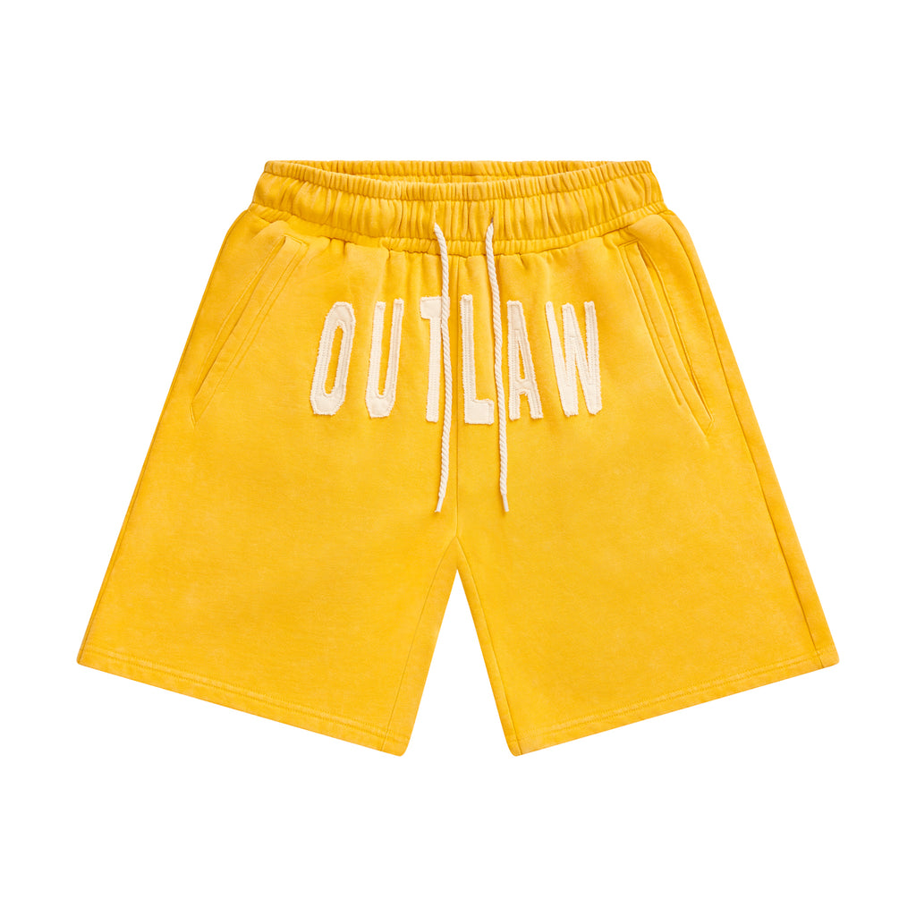 (Shorts) YELLOW STONE WASHED