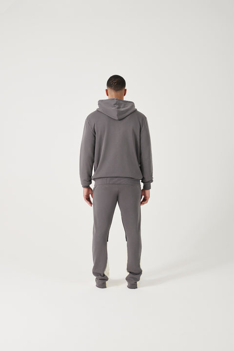GREY & CREME FLARED BOTTOMS