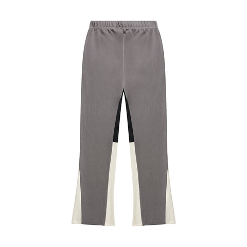 GREY & CREME FLARED BOTTOMS