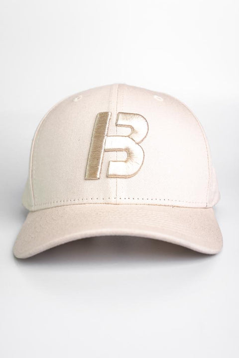 B logo cap cream