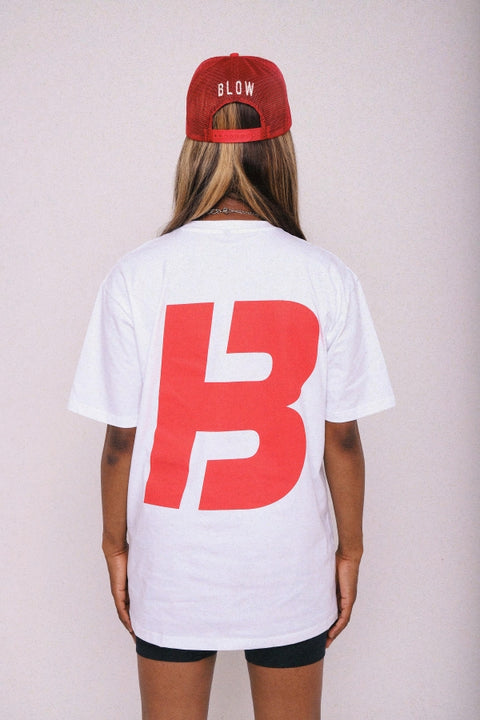 Varsity T-shirt Red + White