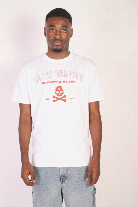 Varsity T-shirt Red + White