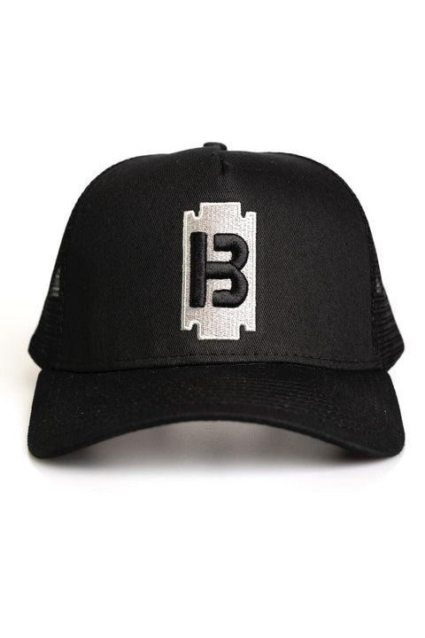 Razor Trucker cap - Black & Silver logo