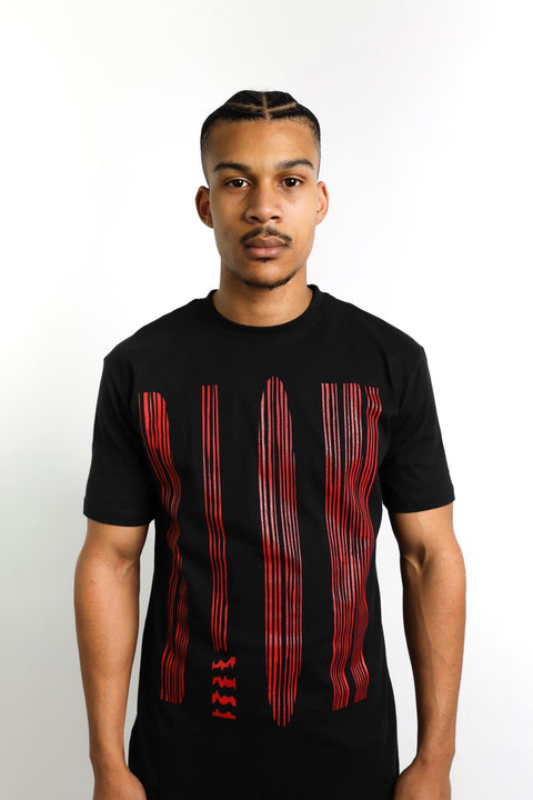 Blow Lanes T-shirt - Black & Red