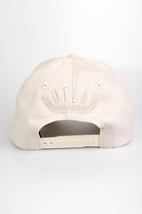 B logo cap cream