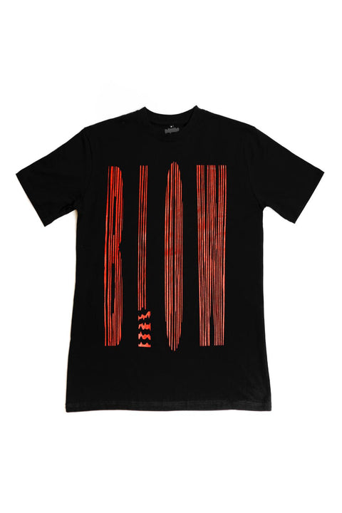 Blow Lanes T-shirt - Black & Red