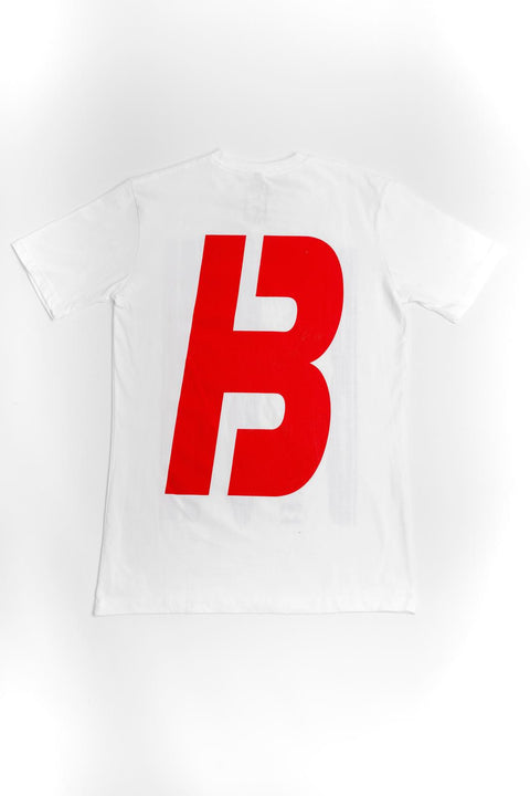 Blow Lanes T-shirt - White & Red