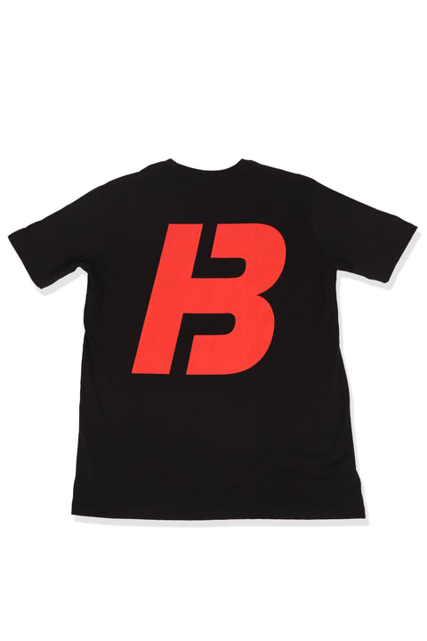 Varsity T-shirt Black + Red