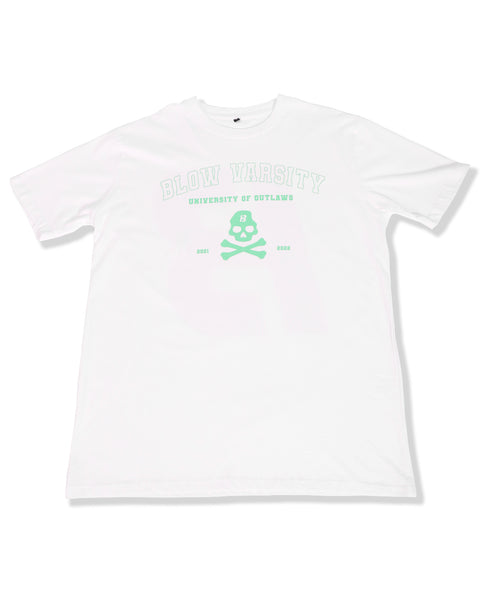 Varsity T-shirt Green + White