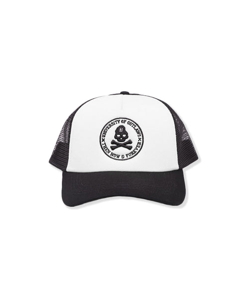 Varsity Trucker Hat Black