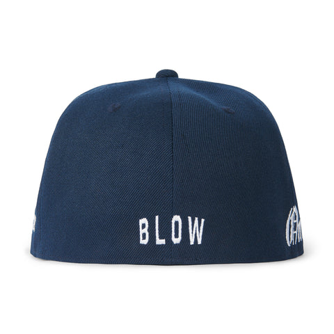 NAVY BLUE FITTED HAT