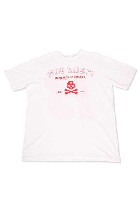 Varsity T-shirt Red + White