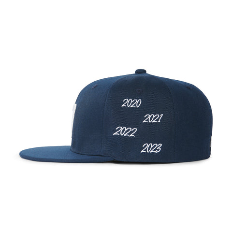 NAVY BLUE FITTED HAT