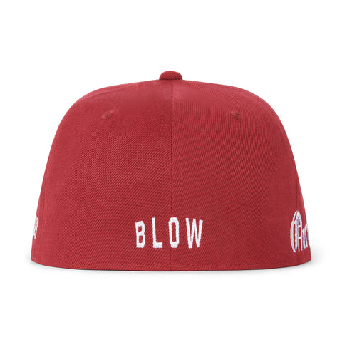 RED FITTED CAP