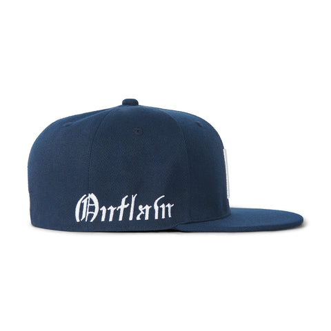 NAVY BLUE FITTED HAT