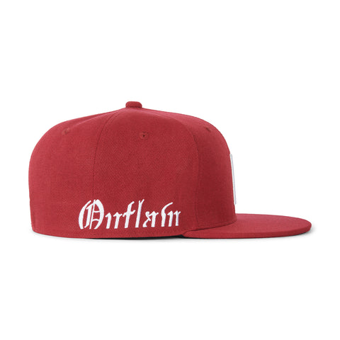RED FITTED CAP