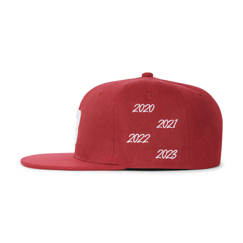 RED FITTED CAP